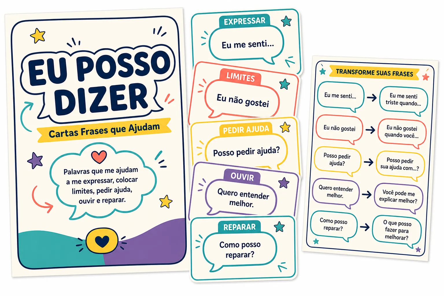 Eu Posso Dizer: Cartas Frases que Ajudam