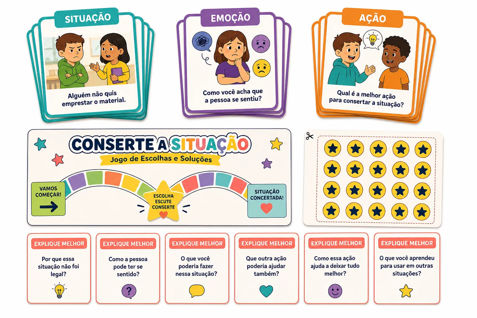 Conserte a Situação: Jogo de Escolhas e Soluções